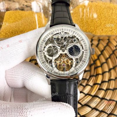 Top Grade Vacheron Constantin Geneve Skeleton 42mm watch White Dial